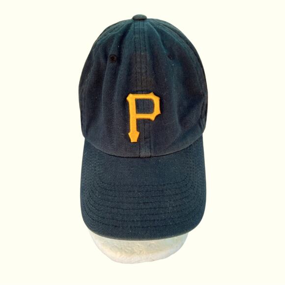 Pittsburgh Pirates MLB Baseball XL Fitted Black Gold Cotton Baseball Hat Cap - Picture 1 of 8
